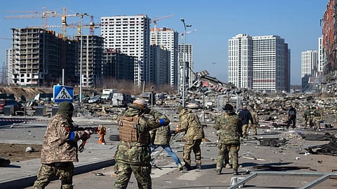 Ukraine's Kharkiv region, where Russia conducted aerial attack.