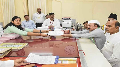 Congress loyalist K L Sharma files his nomination