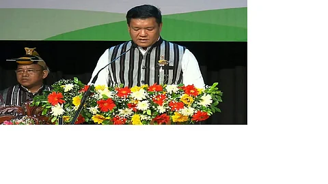 Pema Khandu sworn in as Arunachal Pradesh CM