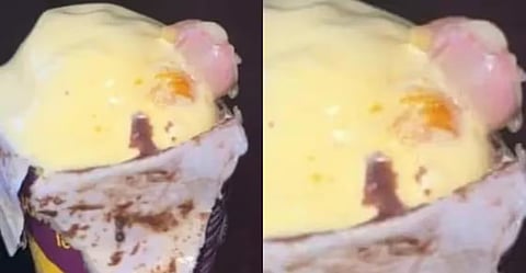 Mumbai man complains of finding piece of flesh with nail in ice cream he ordered online