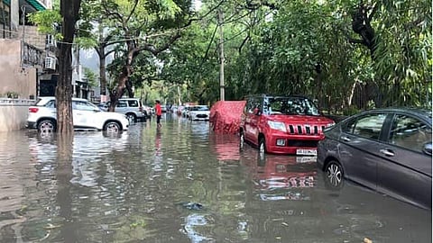 Unpredicted Delhi rain