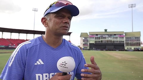 Indian cricket team head coach Rahul Dravid