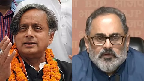 Shashi Tharoor,Rajeev Chandrasekhar