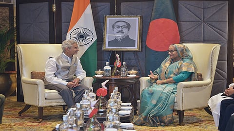 External Affairs Minister S Jaishankar and Bangladesh PM Sheikh Hasina