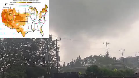 Heat wave in the south west USA