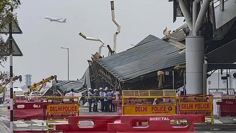 Terminal-1: The collapsed area of Delhi Airport