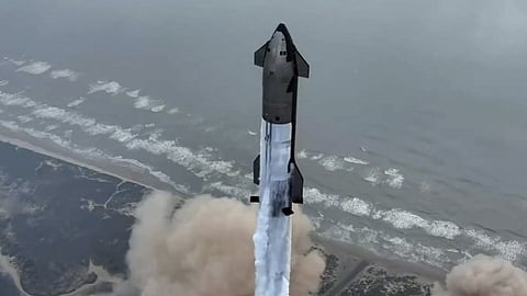 SpaceX's mega rocket completes its fourth test flight from Texas without exploding