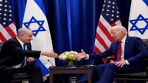 Israeli PM Benjamin Netanyahu and US President Joe Biden