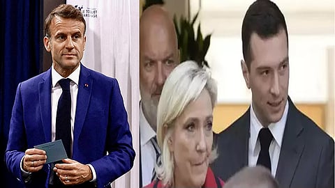 French President Macron and the Right wing leaders
