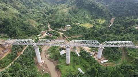 Mizoram: The Bairabi-Sairang railway line