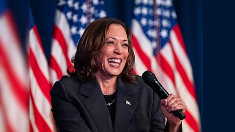 Former US Vice President Kamala Harris