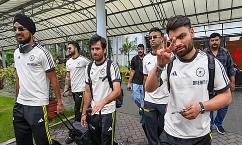 India men's cricket team arrives in Sri Lanka for white-ball series