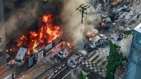 Violent protest in Bangladesh