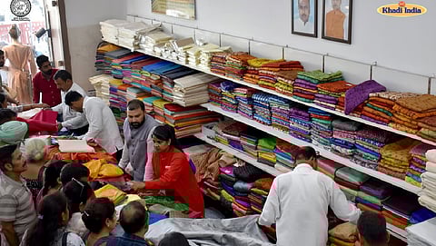 Khadi, handloom sale rising, creating job opportunities in large numbers: PM Modi