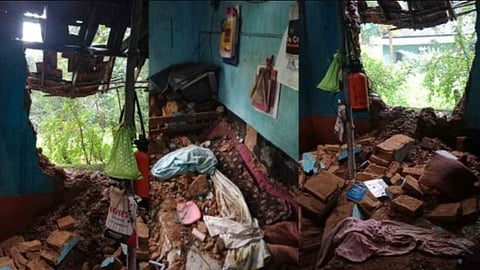Mother, son killed in house collapse as rains wreak havoc in Kerala