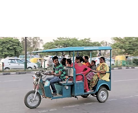 three-wheeler vehicle
