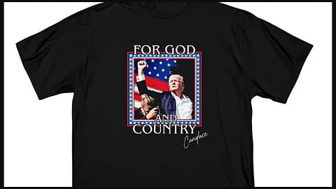 T-shirts with image of Trump raising his fist after assassination attempt are for sale in China