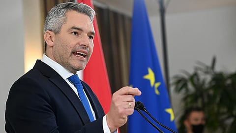 Austrian Chancellor Karl Nehammer