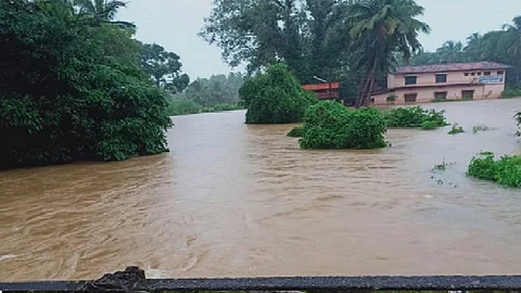 Rains continue to lash Udupi, low-lying areas inundated