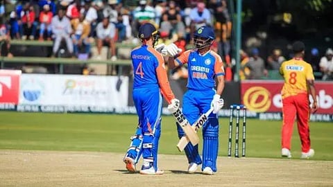 Abhishek''s hundred headlines India's series-levelling 100-run win over Zimbabwe in 2nd T20I