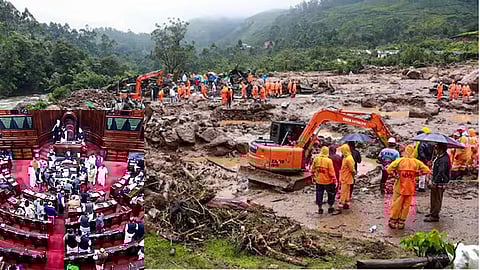 Rajya Sabha discusses Wayanad tragedy