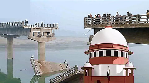 Observing the officials were suspended after incidents of bridge collapse but brought back after the furore died down.