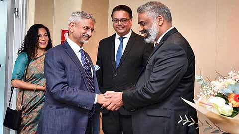 External Affairs Minister S Jaishankar arrives in Mauritius