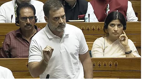 Leader of Opposition in the Lok Sabha Rahul Gandhi
