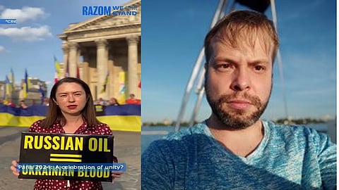 Oleh Savytskyi, a founder of nonprofit organization Razom