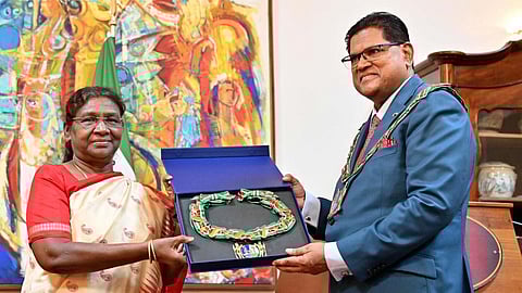 President Droupadi Murmu receives Fiji's highest civilian award