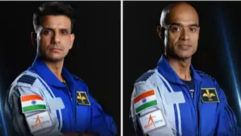 Group Captain Shubhanshu Shukla and Group Captain Prasanth Balakrishnan Nair