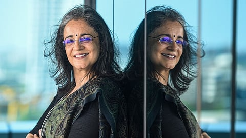 Chairperson of the Securities and Exchange Board of India (SEBI) Madhabi Puri Buch at SEBI Bhavan BKC in Mumbai.