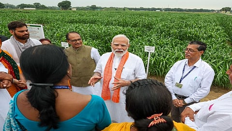 PM Modi releases climate-resilient seed