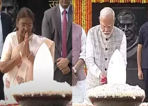 Prez Murmu, PM Modi pay tributes to Vajpayee on death anniversary