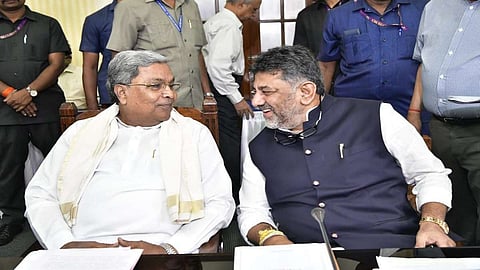 Karnataka CM Siddaramaiah and Dy CM Shivakumar