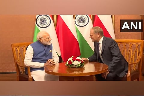 PM Modi meets Polish counterpart Donald Tusk, discusses bilateral ties