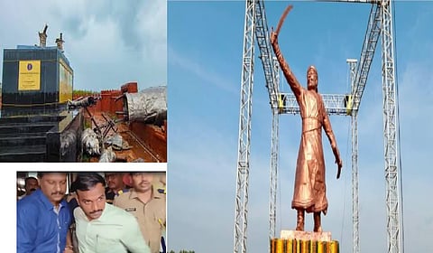Statue collapse;Sculptor came to Kalyan with intention to surrender before cops, claims his counsel