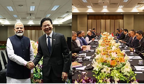PM Modi meets Singapore counterpart Wong; ties elevated to comprehensive strategic partnership