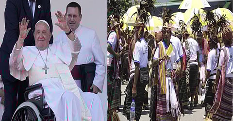 Pope Francis arrives in East Timor