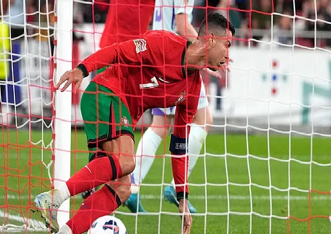 Ronaldo scores late winner as a substitute for Portugal as 10-man Spain overpowers Switzerland