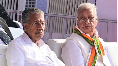 Kerala CM Pinarayi Vijayan and Governor Arif Mohammed Khan
