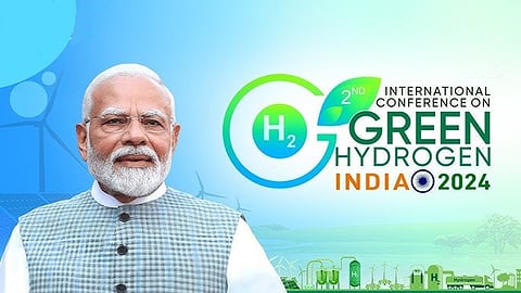 PM Narendra Modi during 2nd International Conference on Green Hydrogen India 2024