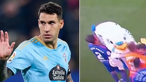 Spanish soccer player Hugo Mallo