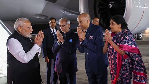 PM Narendra Modi arrives in New York