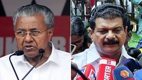Kerala CM P Vijayan and Left independent MLA P V Anvar