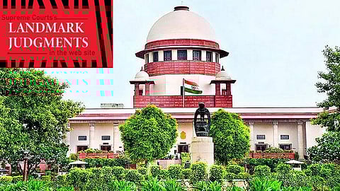 Supreme Court's landmark judgements in the web site