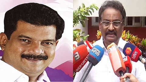 CPI(M) Leader A K Balan (R) on MLA P V Anvar's allegations