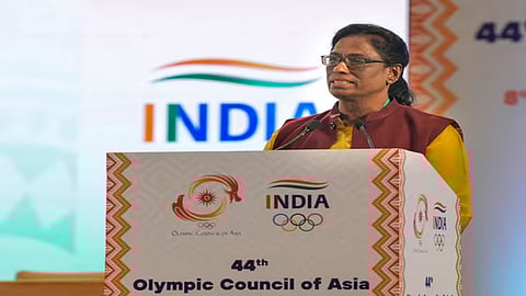 Indian Olympic Association (IOA) President P T Usha