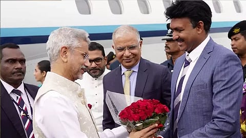 EAM Jaishankar arrives in Sri Lanka to meet with top leadership