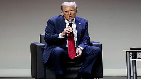 Former US president Donald Trump